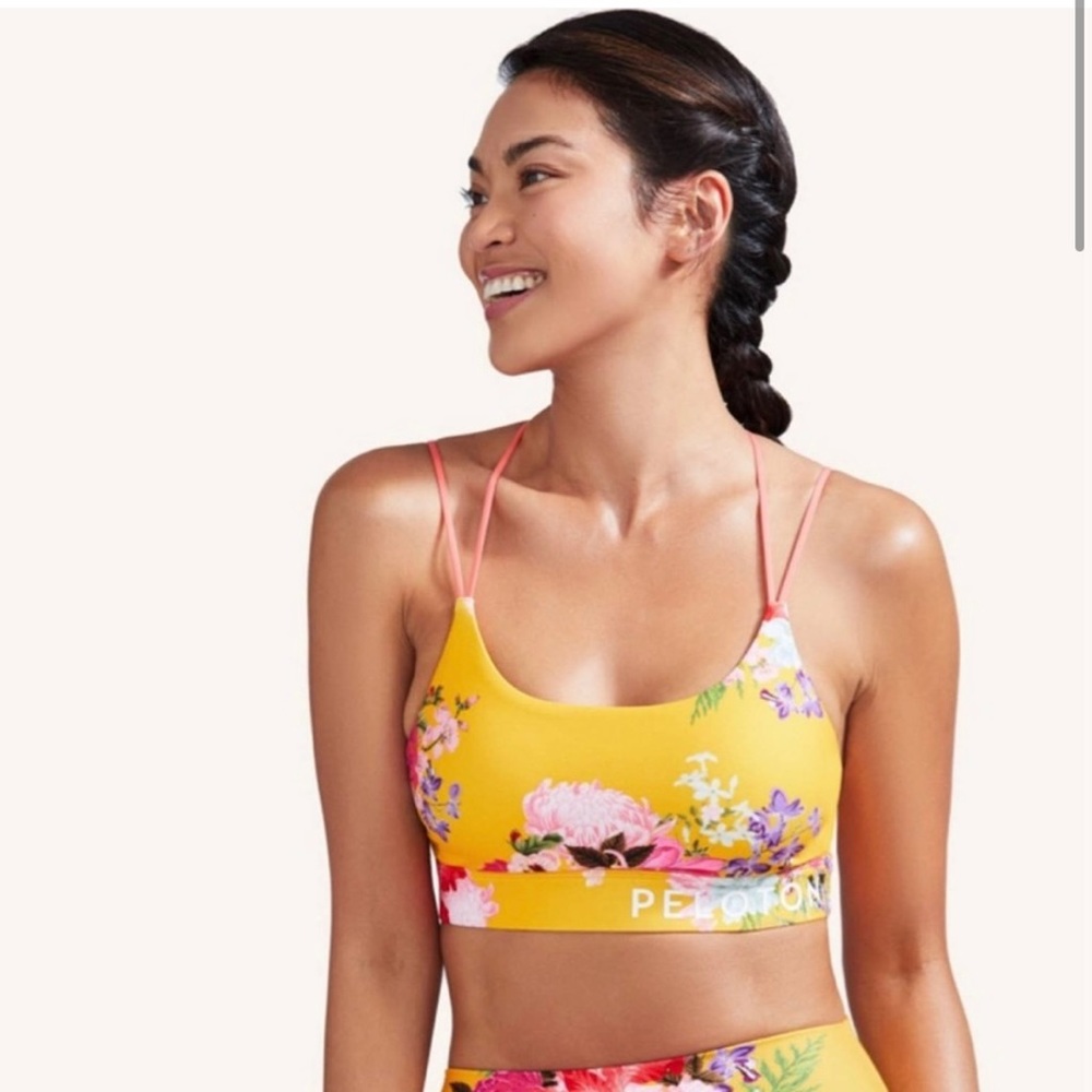 Peloton Floral Bra